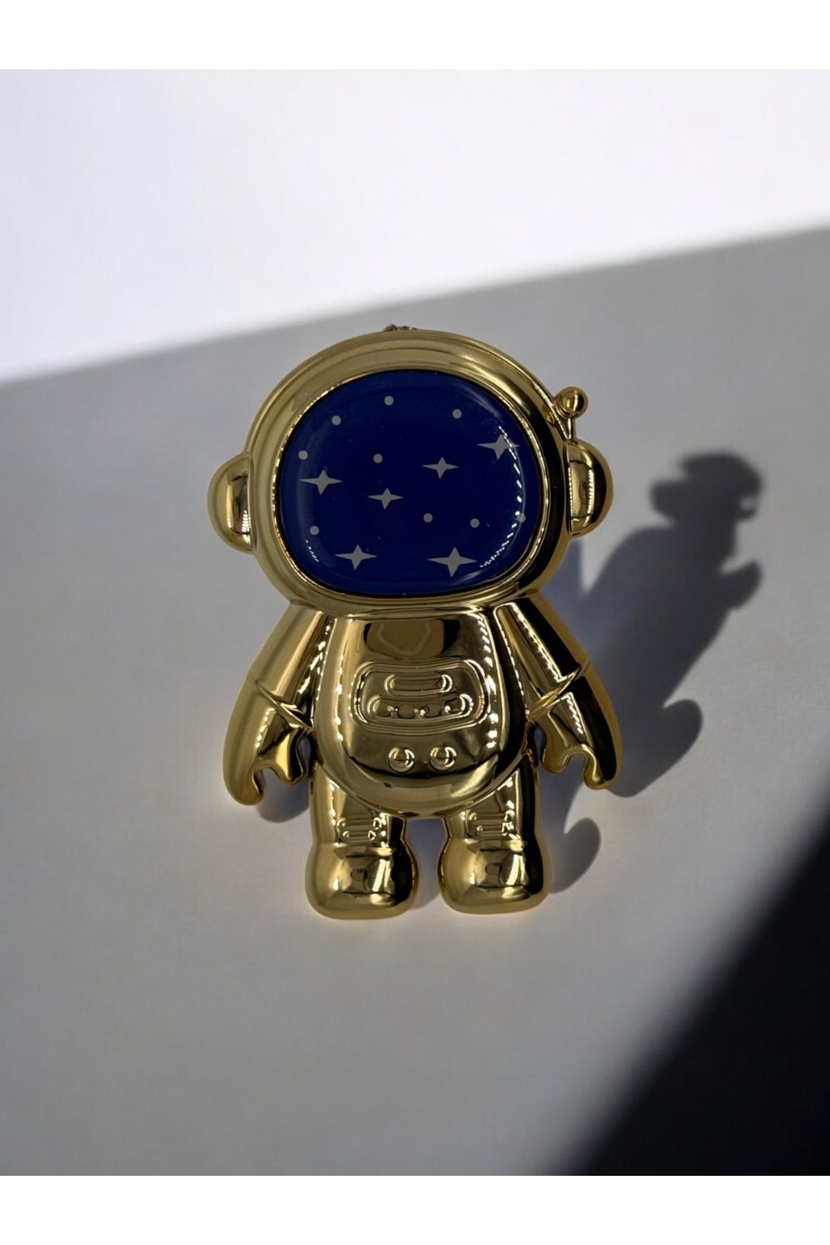 DUBİGOLD TELEFON KILIFI İÇİN ASTRONOT STAND APARATI TELEFON TUTUCU UYUMLU YATAY DİKEY STAND - GOLD