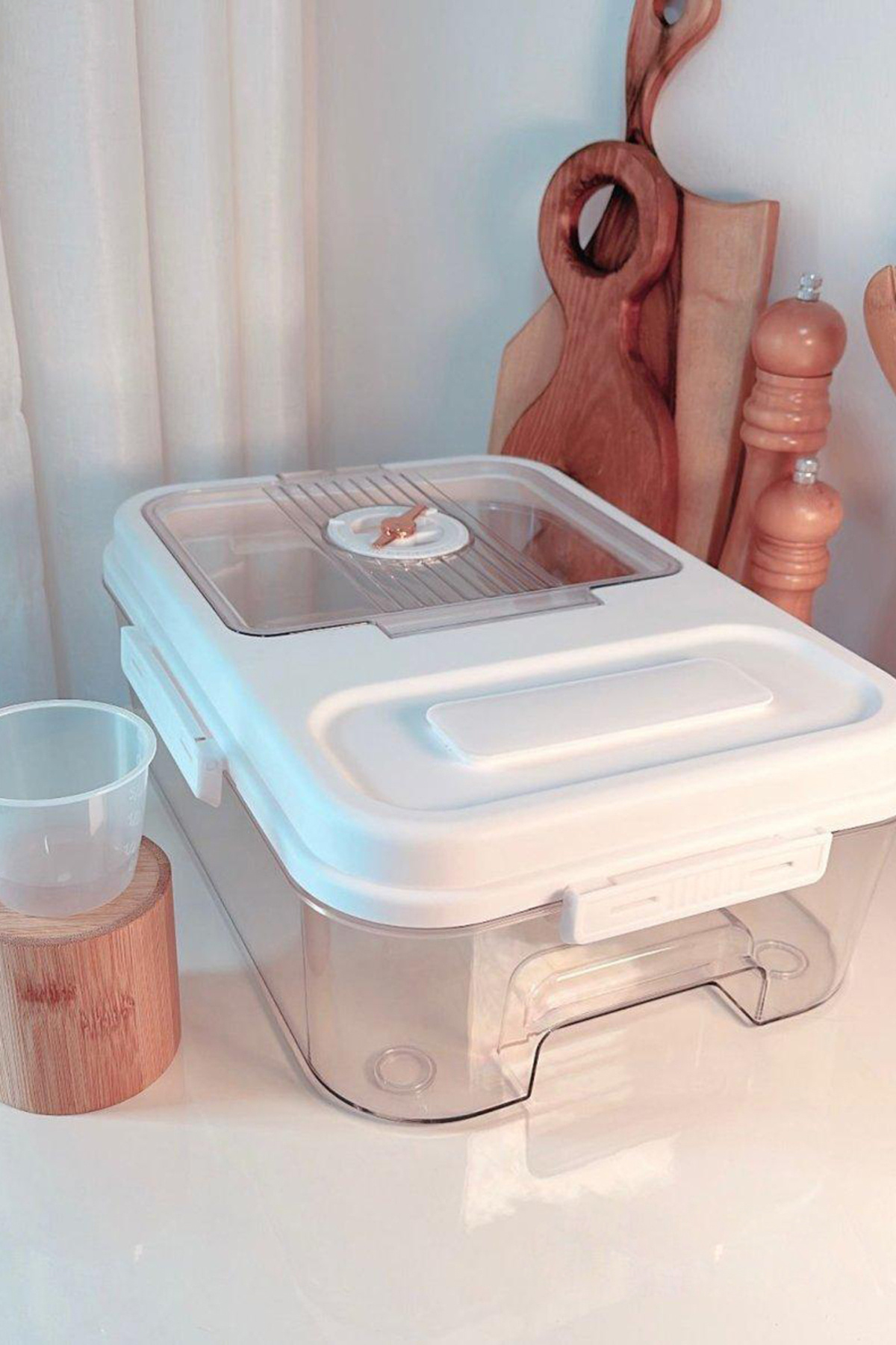 Generic-Grain, legume and rice storage box container 4