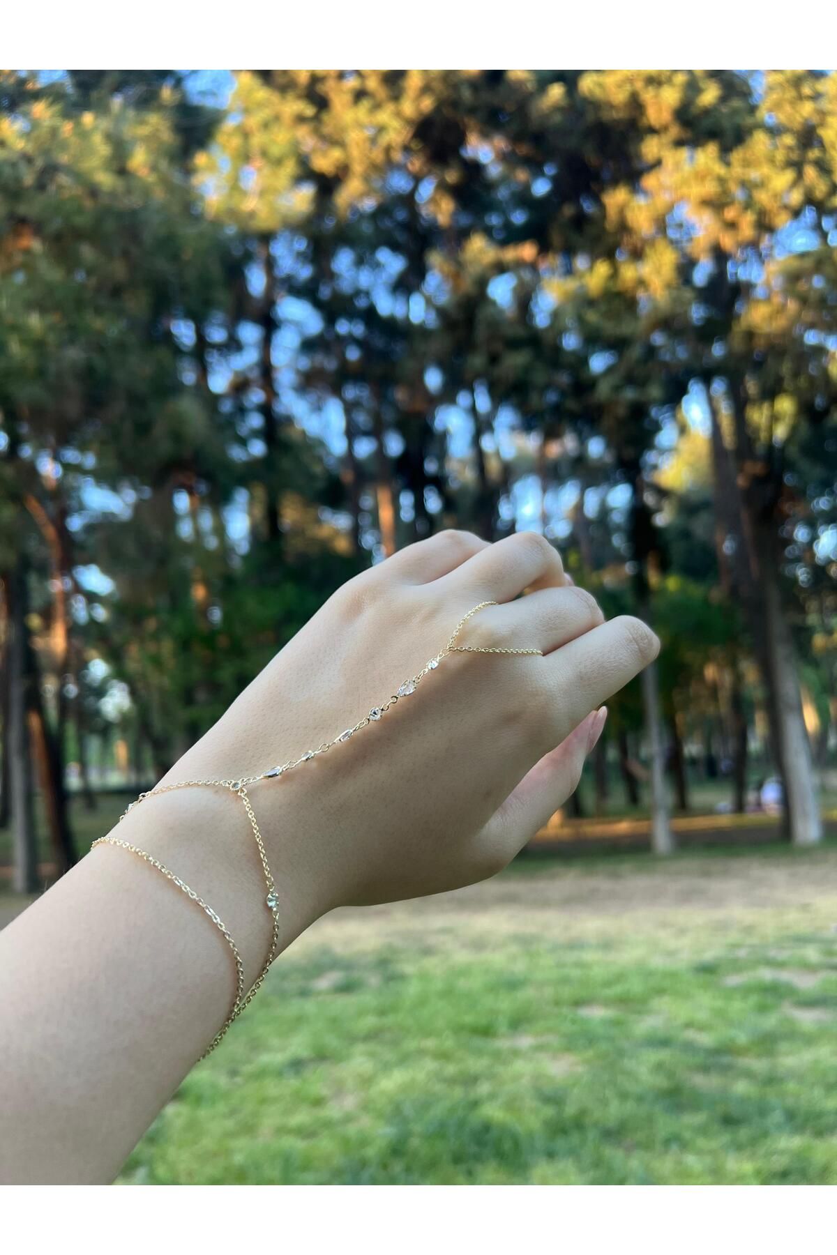 Glowy&Co. Whisper Gold Kararmaz Çelik Şahmeran