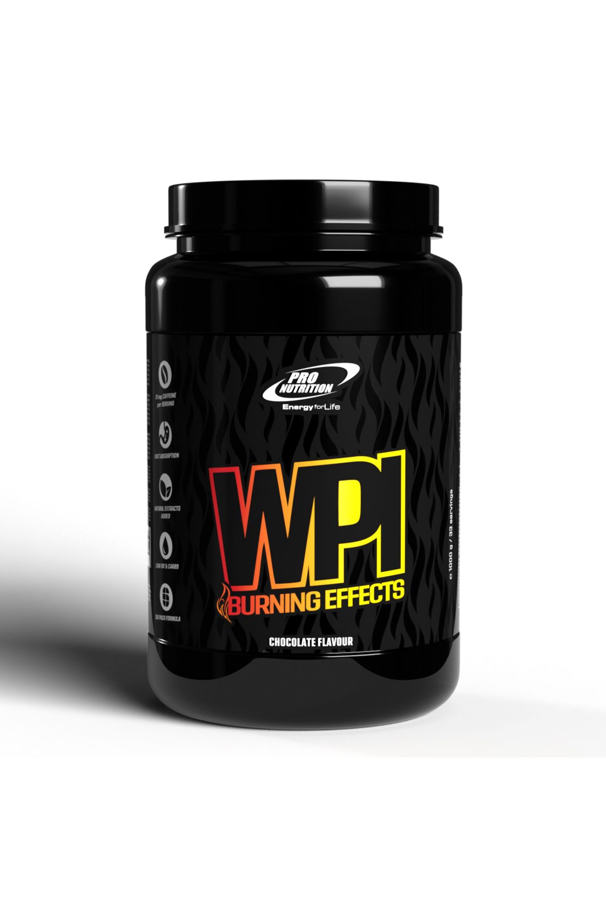 Pro Nutrition Proteine Slabit Izolat Proteic Din Zer, Wpi Burning Effects Ciocolata 1000g - One Size