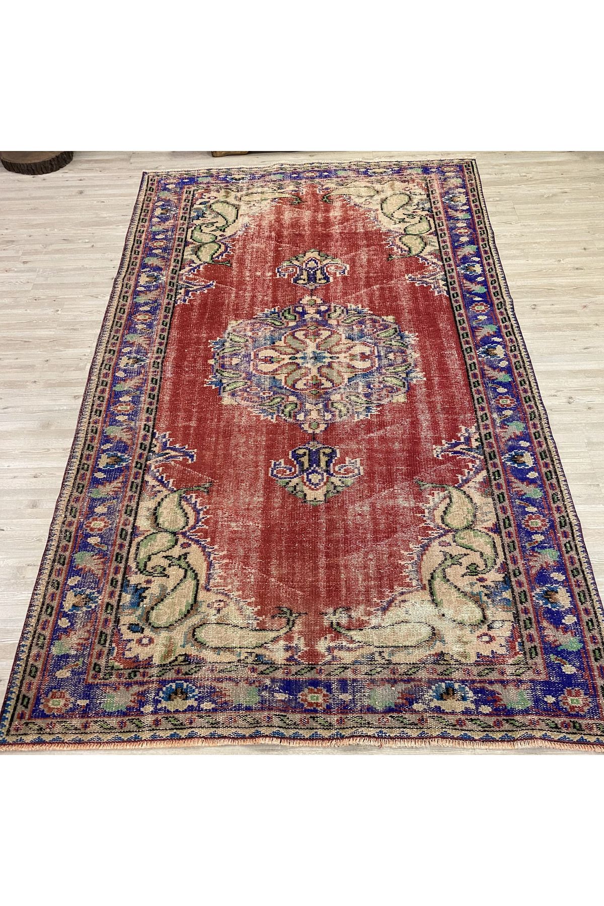 Sempati halı El Dokuması Overdyed Halı 153x260 cm 10314