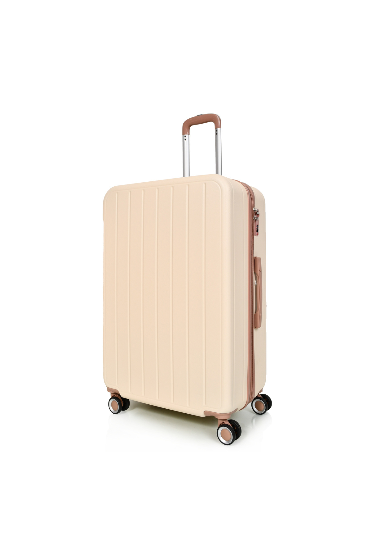 MORANO-Morano 4-Piece Luggage Set Durable and Lightweight Spinner Wheeled Suitcase with Numbered Security Lock 4