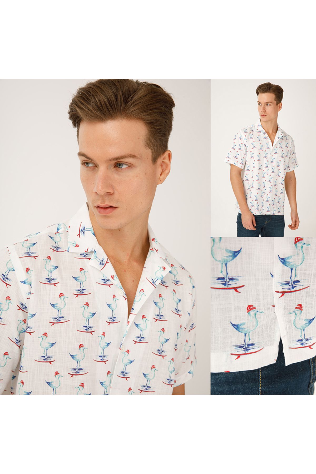 ANEMOSS-Sailor Seagull Man Shirt - XL 5