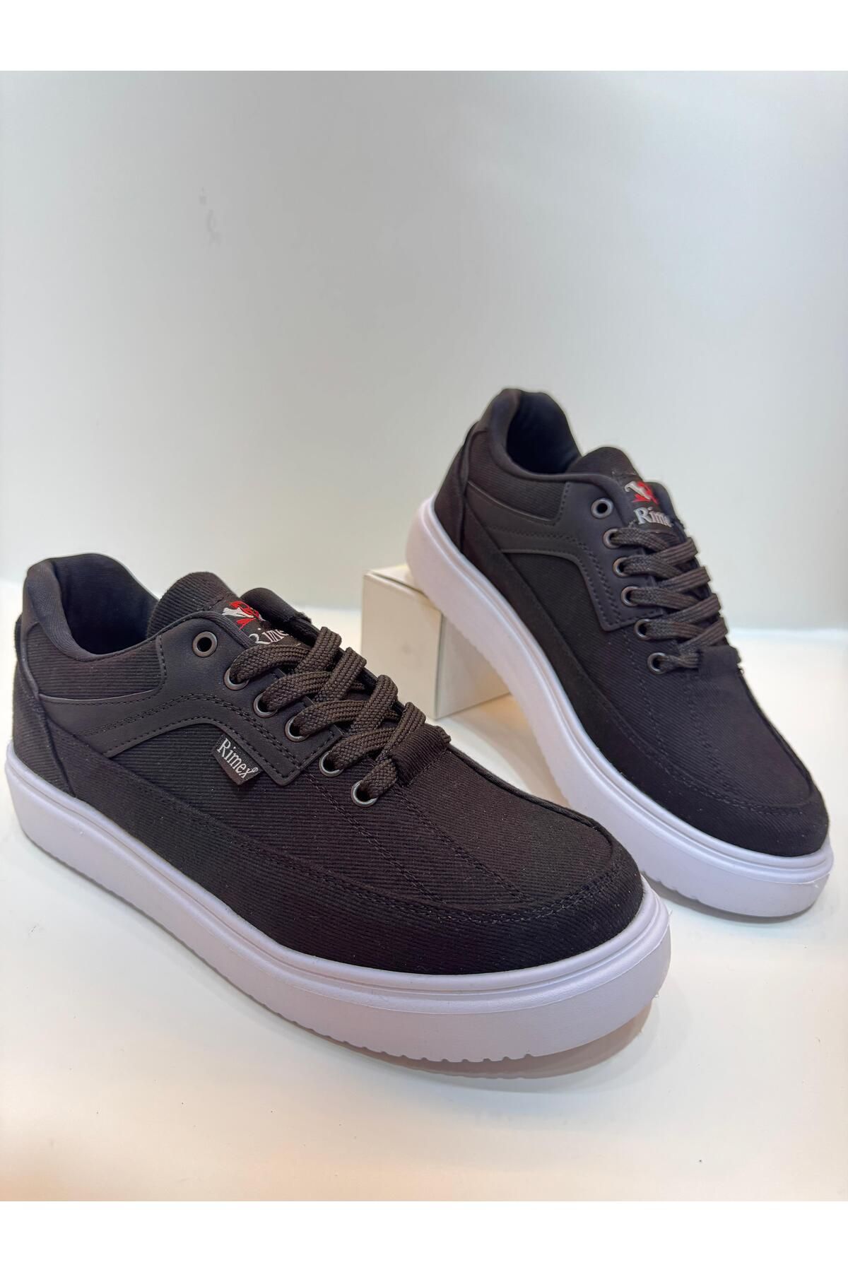 Rimex Keten Canvas Gabardin Günlük Kullanım Sneaker Ayakkabı