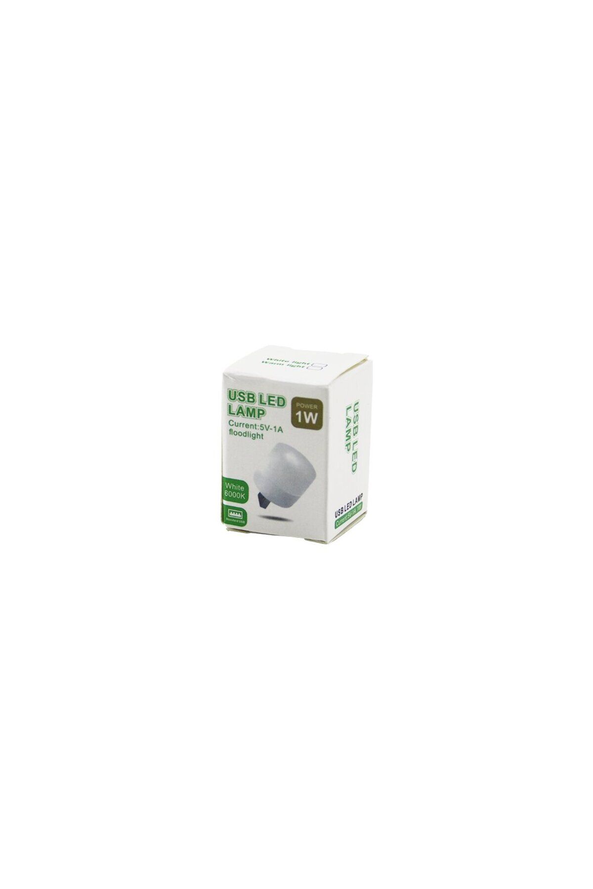 E BULURUM USB LED LAMP 1W MİNİ=2X2CM USB LED LAMBA BEYAZ=6000K - 110 LUMEN - 5V-1A (5067)