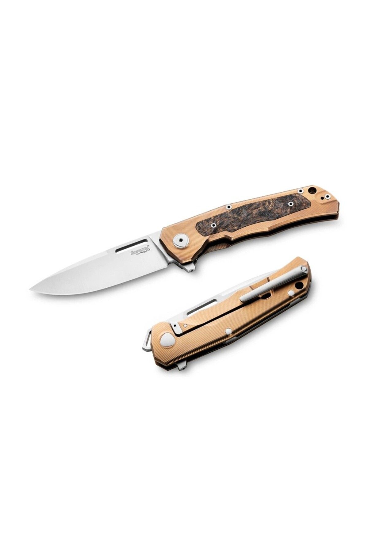 Lionsteel Q4ttro - Bronze Titanium Çakı