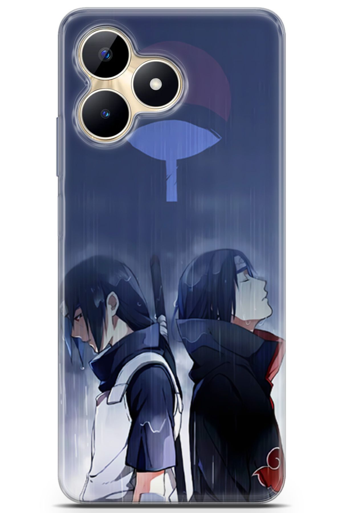 Kordilya Realme C53 uyumlu Manga 14 Koruyucu Kılıf Naruto Uchiha