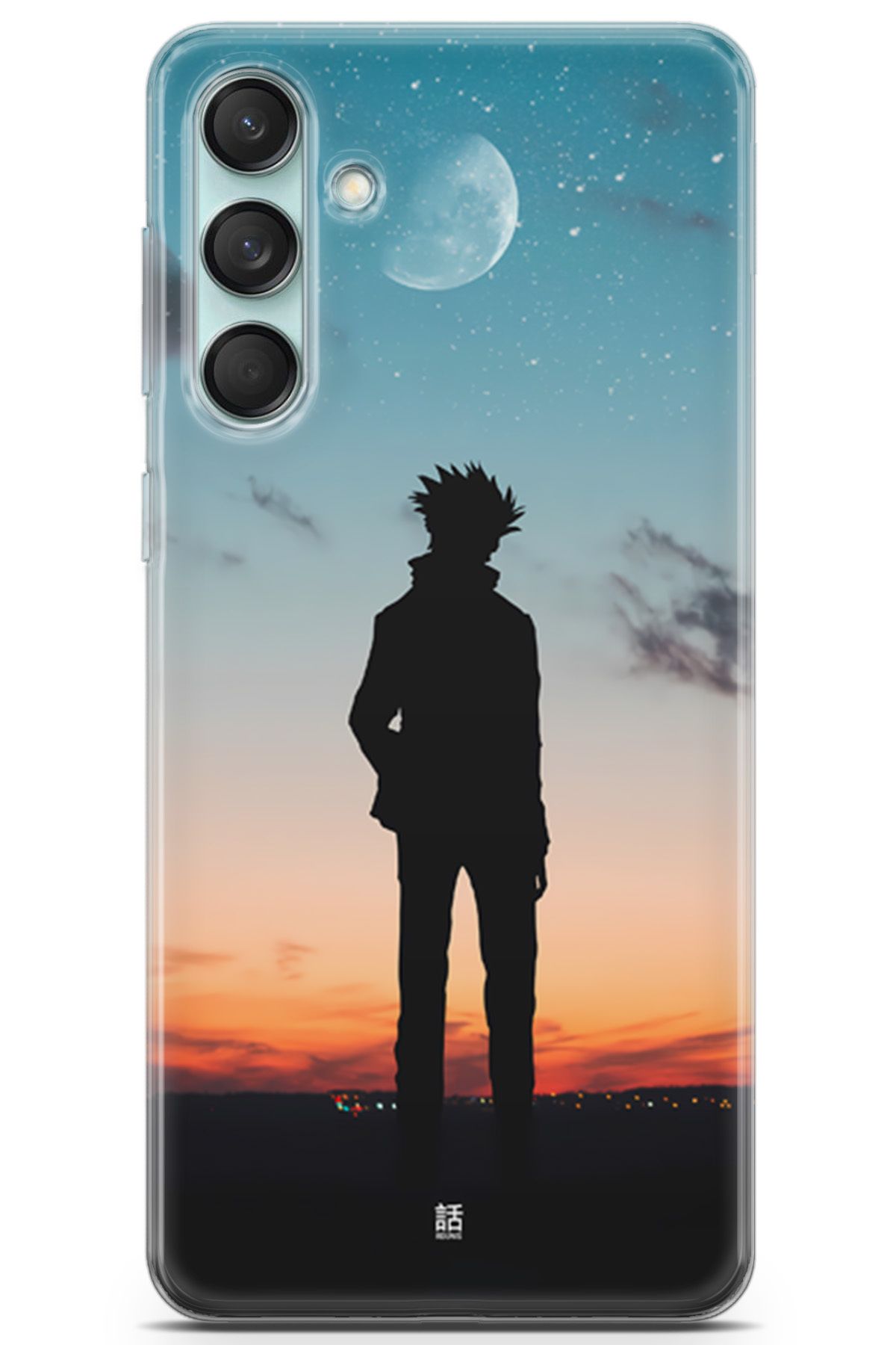 Kordilya Samsung Galaxy M55 uyumlu Manga 7 UV Lans Gojo Satoru Jujutsu Kaisen