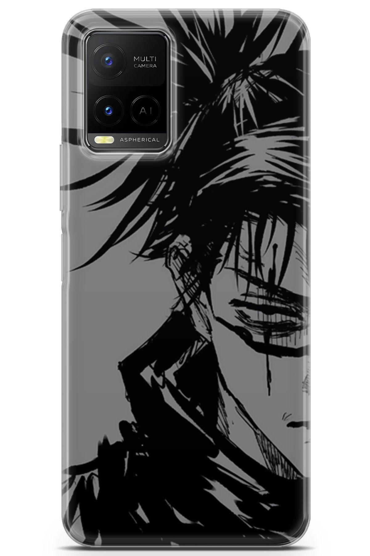 Kordilya Vivo Y32 uyumlu Manga 4 UV Silikon Choso Jujutsu Kaisen