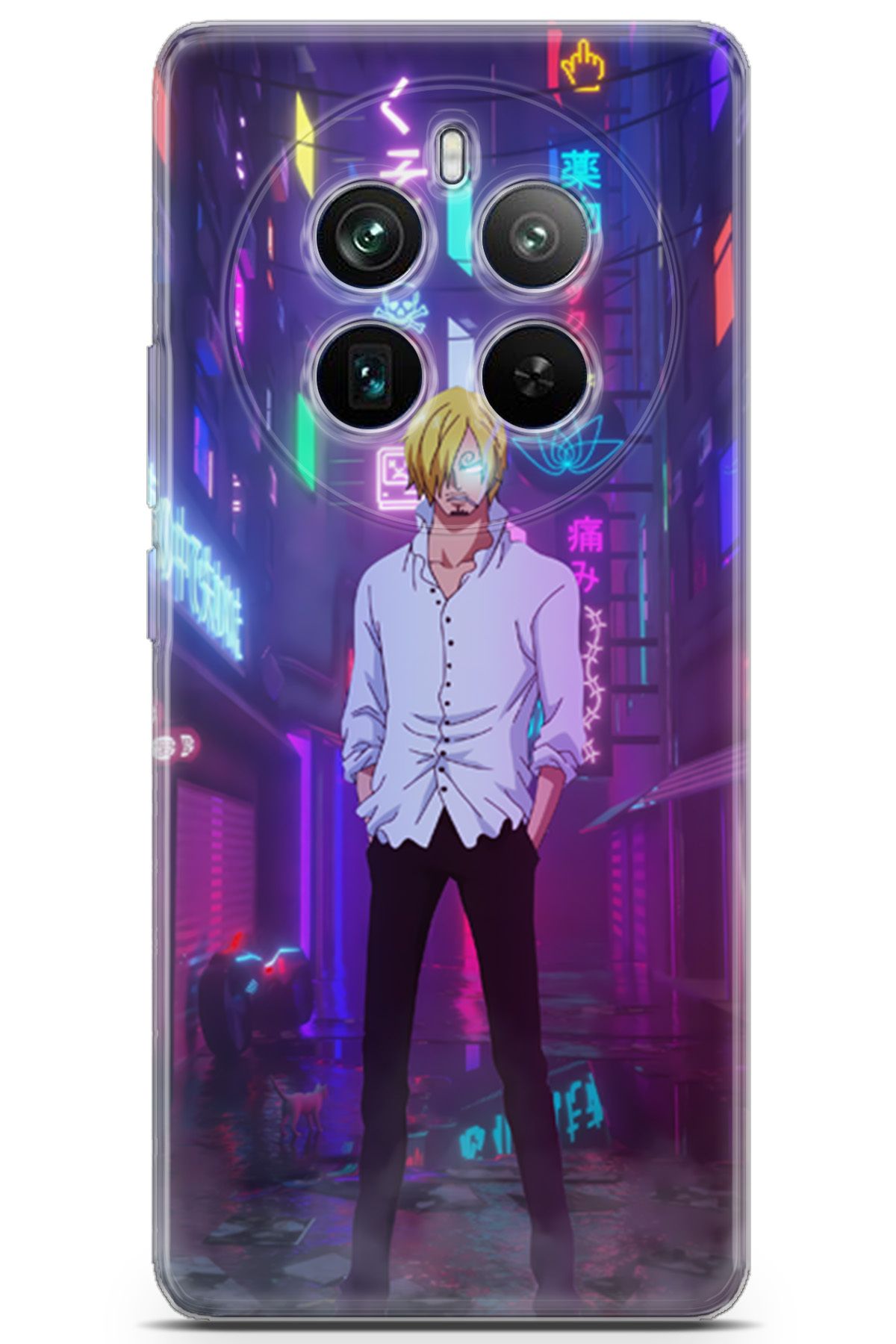Kordilya Realme 12 Pro uyumlu Manga 33 Fit Baskılı One Piece Sanji