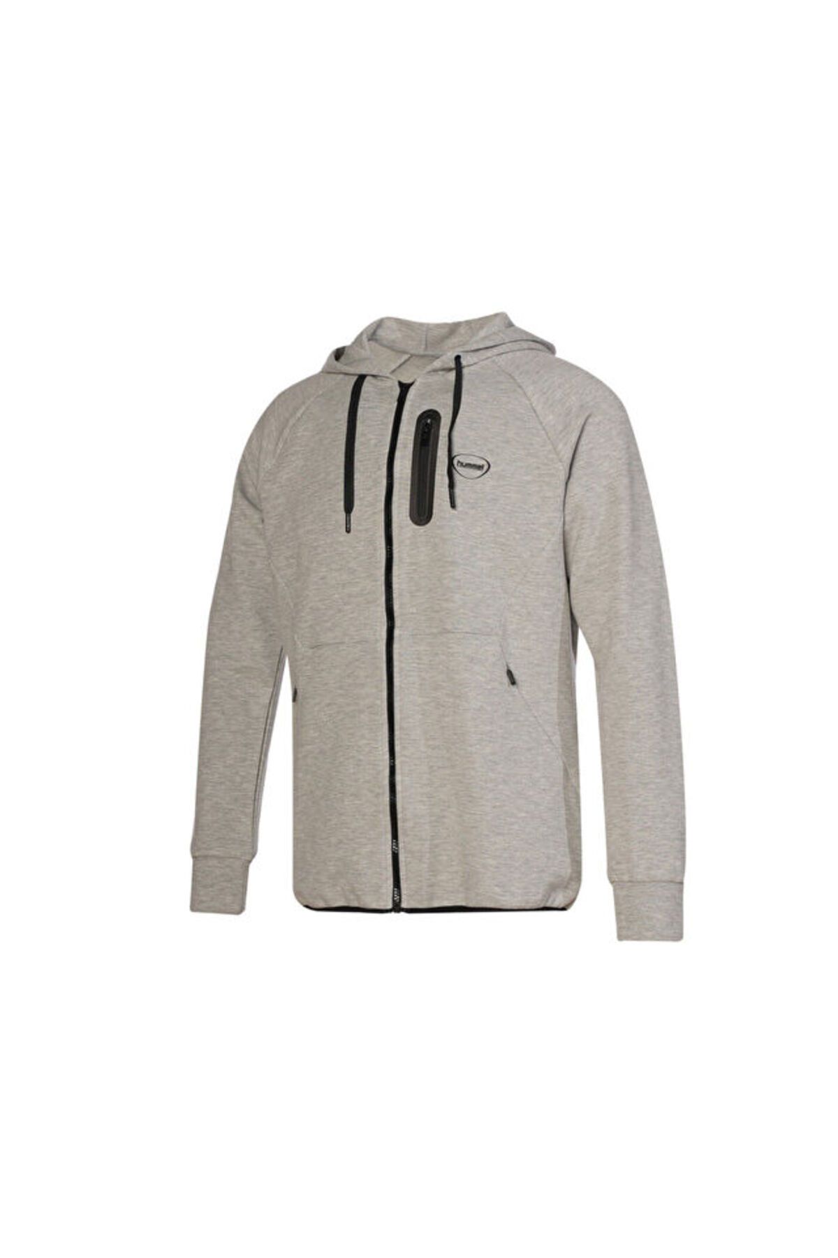 hummel Nova Zip Hoodie Erkek Günlük Ceket 980343-2006 Gri