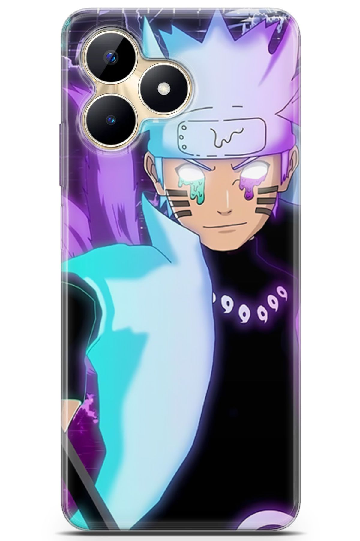 Uvilda Realme C53 uyumlu Anime 17 HQ Baskı Naruto Uzumaki
