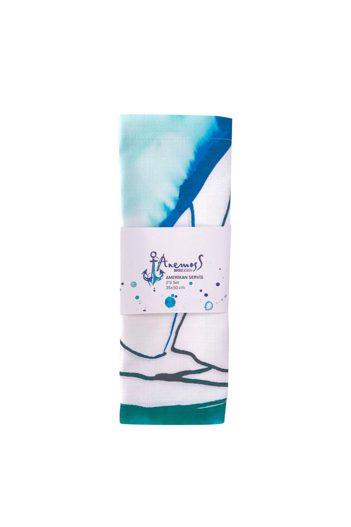ANEMOSS-Sail Patterned Mat Set 2 Pieces 3