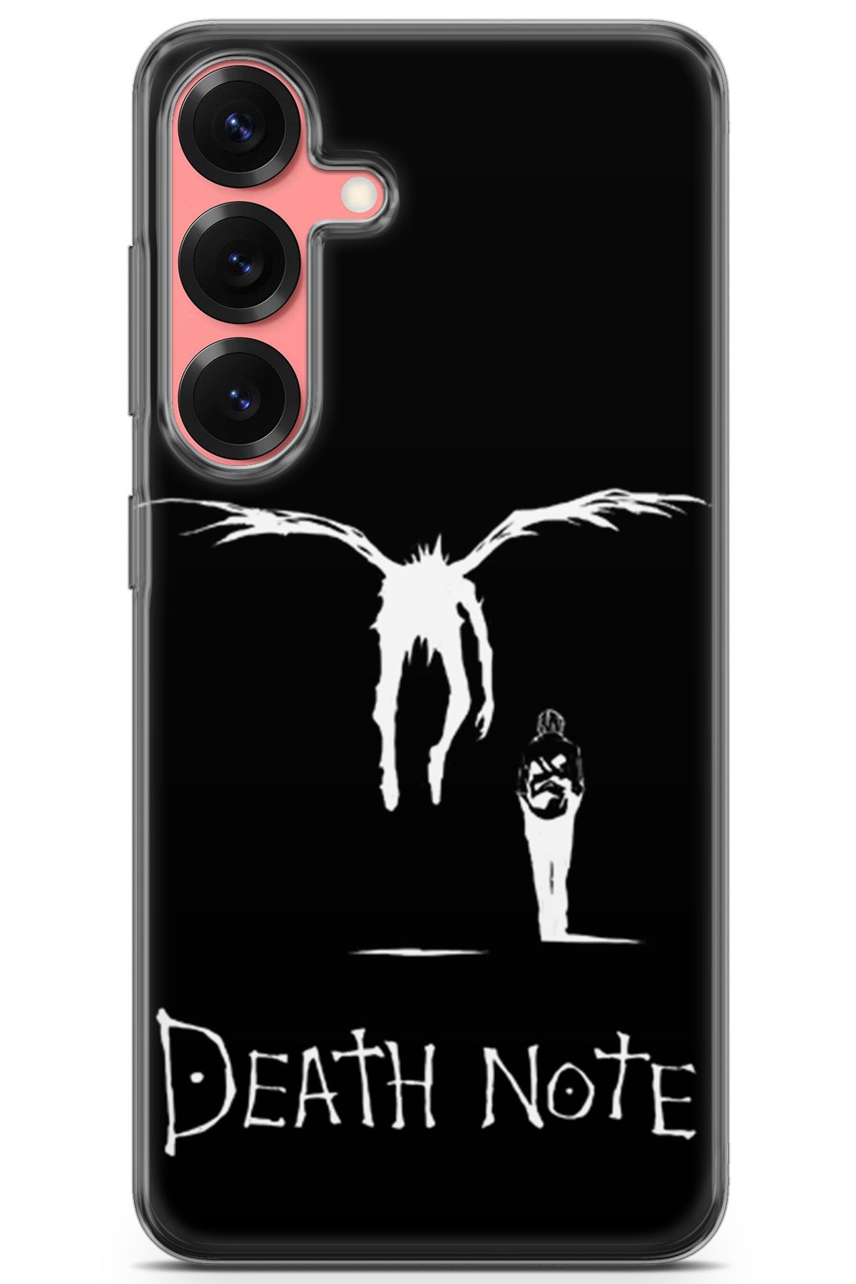 Kordilya Samsung Galaxy S25 uyumlu Manga 1 Fit Baskılı Death Note Shinigami