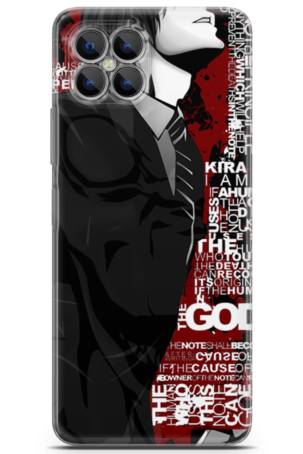 Kordilya Omix X600 uyumlu Manga 10 4K Baskı Black Death Note