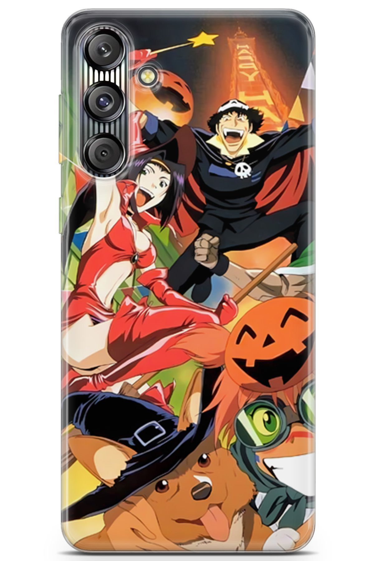 Kordilya Samsung Galaxy M55s uyumlu Manga 28 4K Kapak Cowboy Bebop Kırmızı