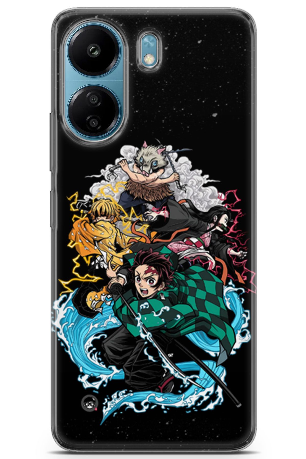Kordilya Xiaomi Poco C65 uyumlu Manga 16 Telefon Kılıfı Kimetsu No Yaiba