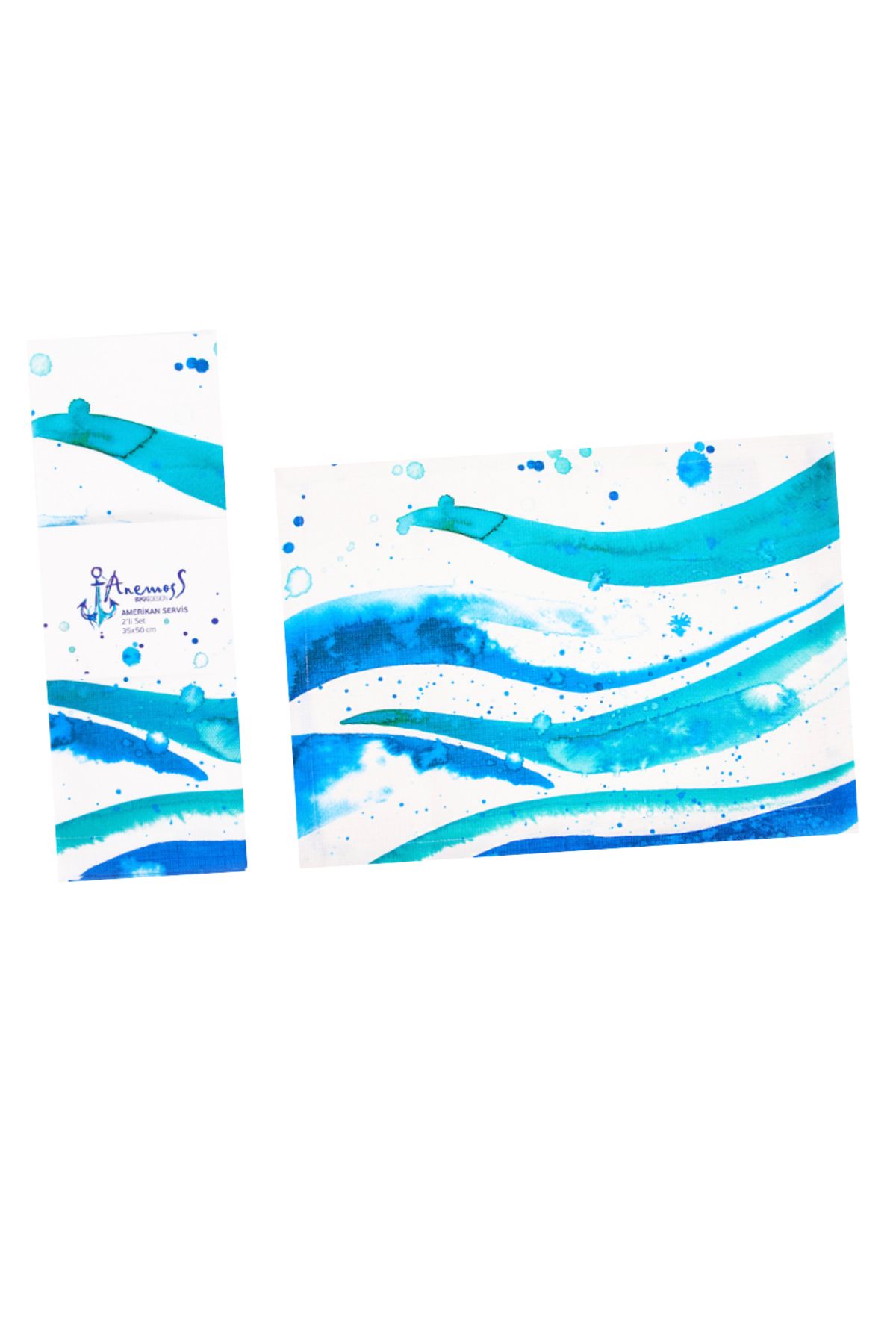 ANEMOSS-Wave Pattern 2 Piece American Service Set 5