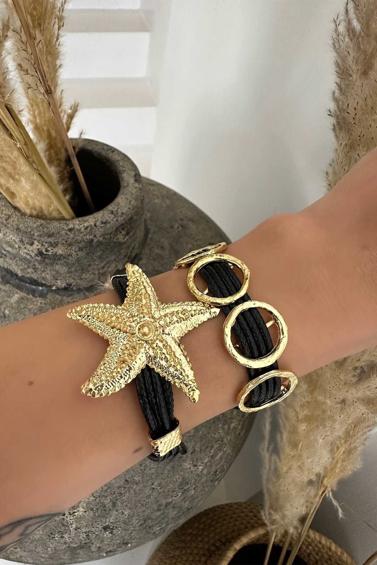 BYP Atelier Denizyıldızı Bileklik Siyah
