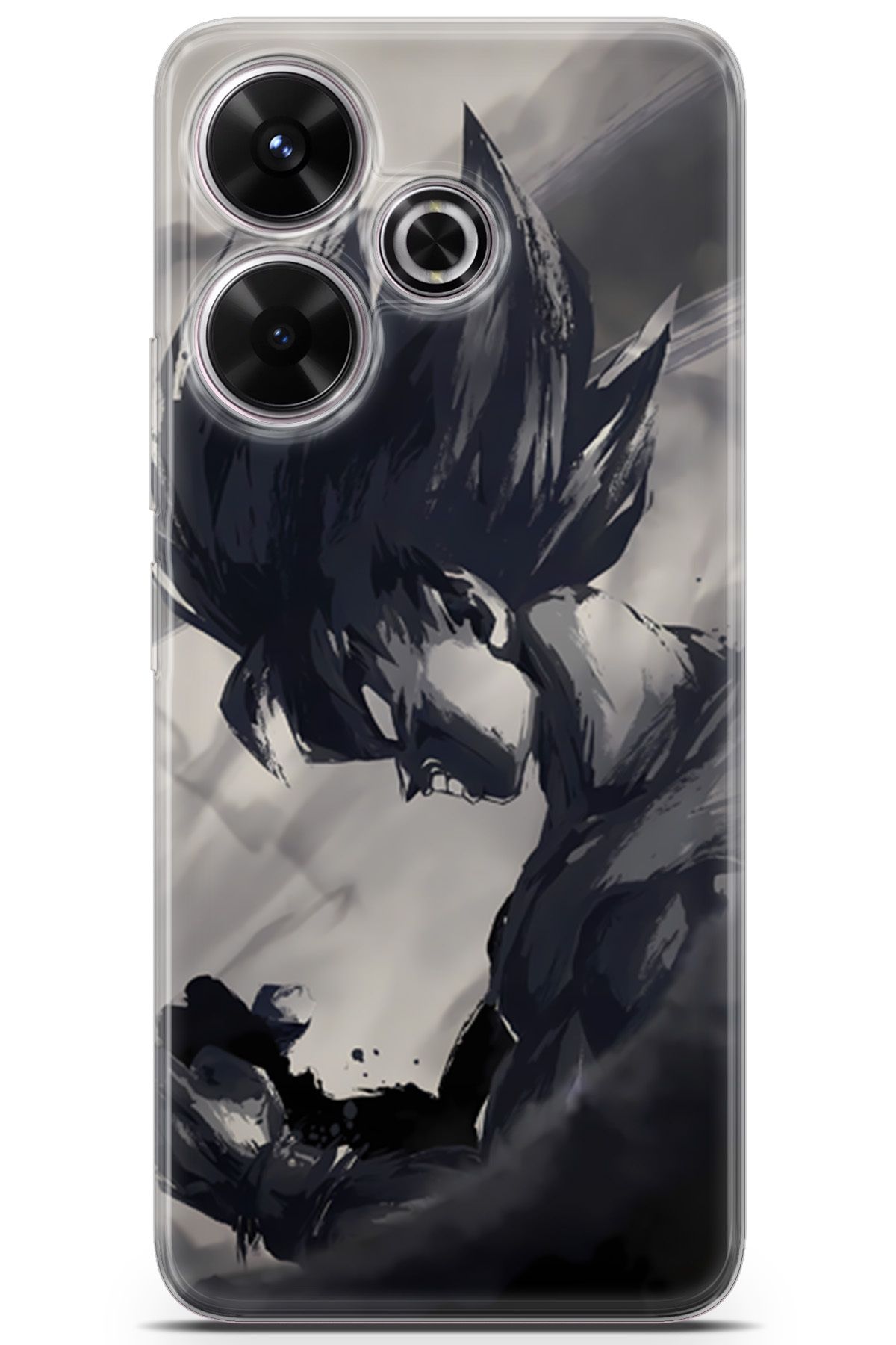 Kordilya Xiaomi Redmi 13 uyumlu Manga 20 HD UV Baskı Goku Çizim Anime
