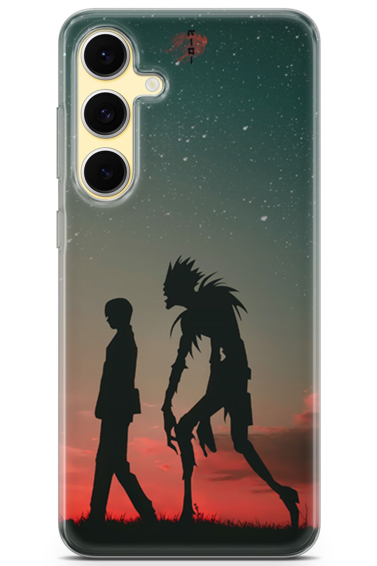 Kordilya Samsung Galaxy S24 FE uyumlu Manga 15 Baskılı Telefon Kabı Death Note Gece