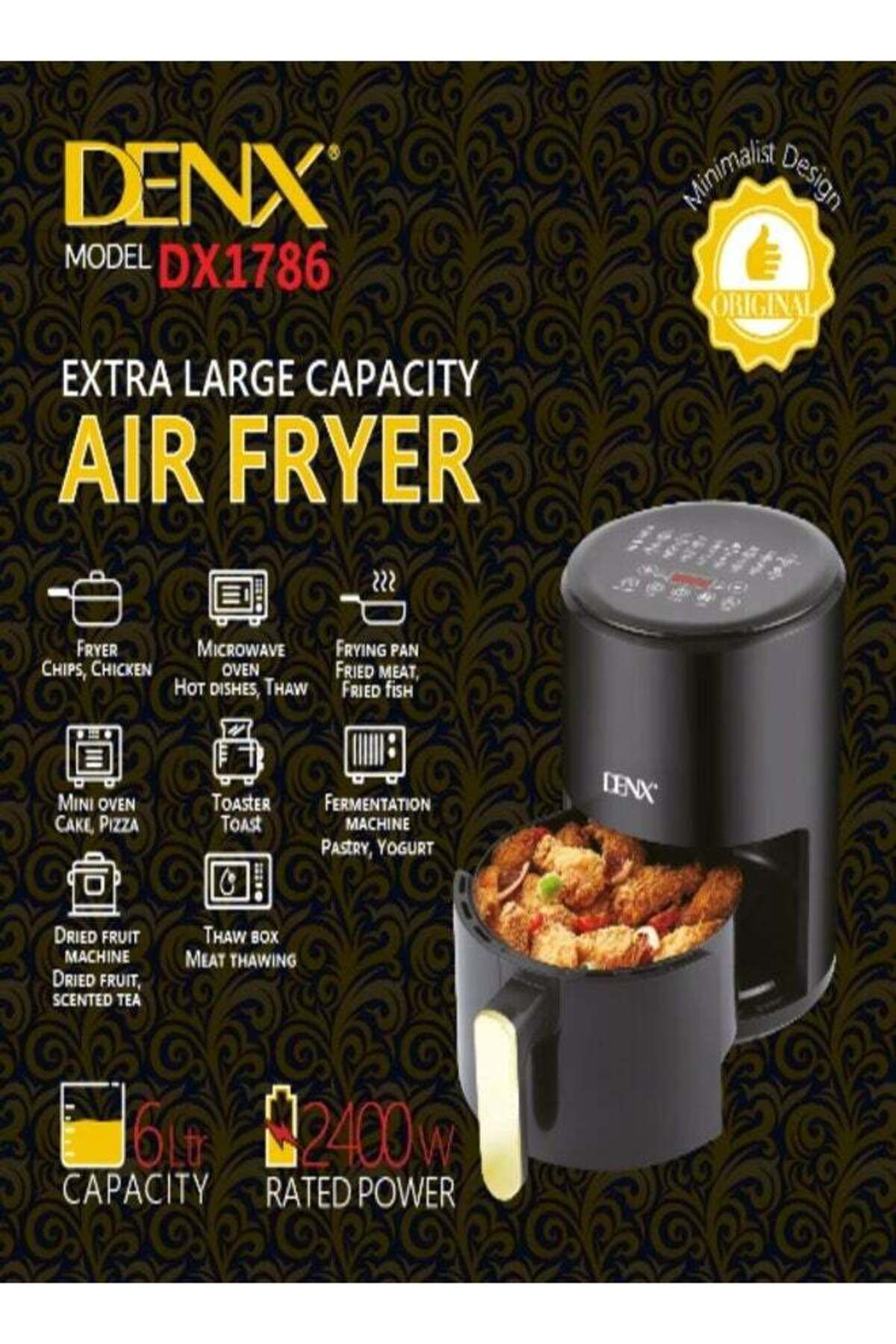 Denx-DX1786 - Air fryer 2