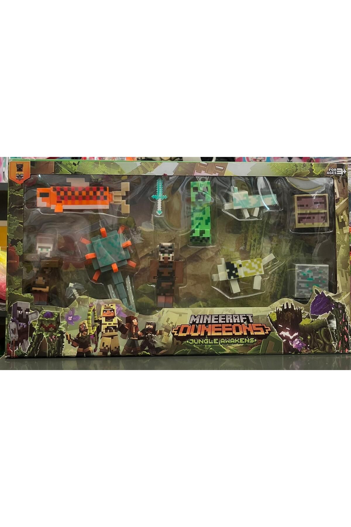 CUFFCUFFTOYS mıneeraft jungle awakens 10 parça