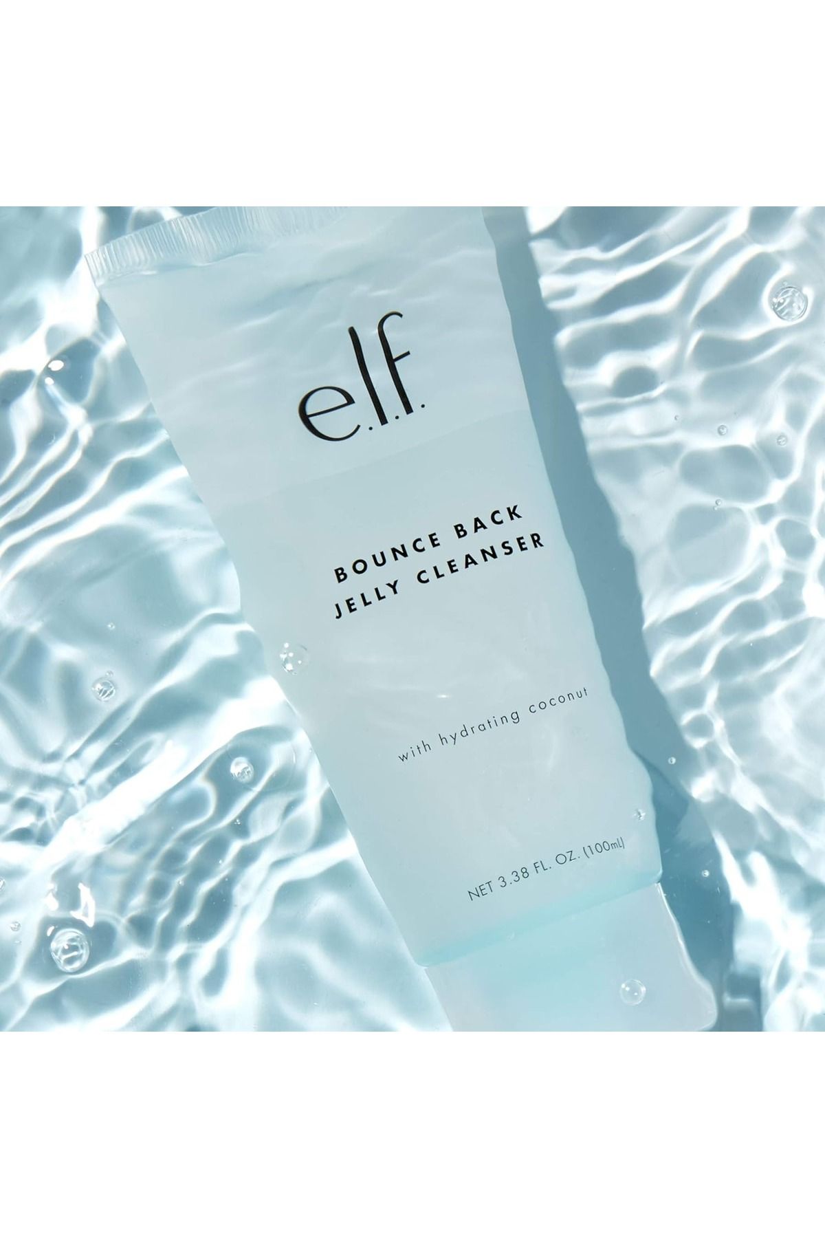 ELF-e.l.f. Bounce Back Jelly Cleanser 100ml– Hydrating, Gentle Face Wash with Coconut for Soft Skin 3