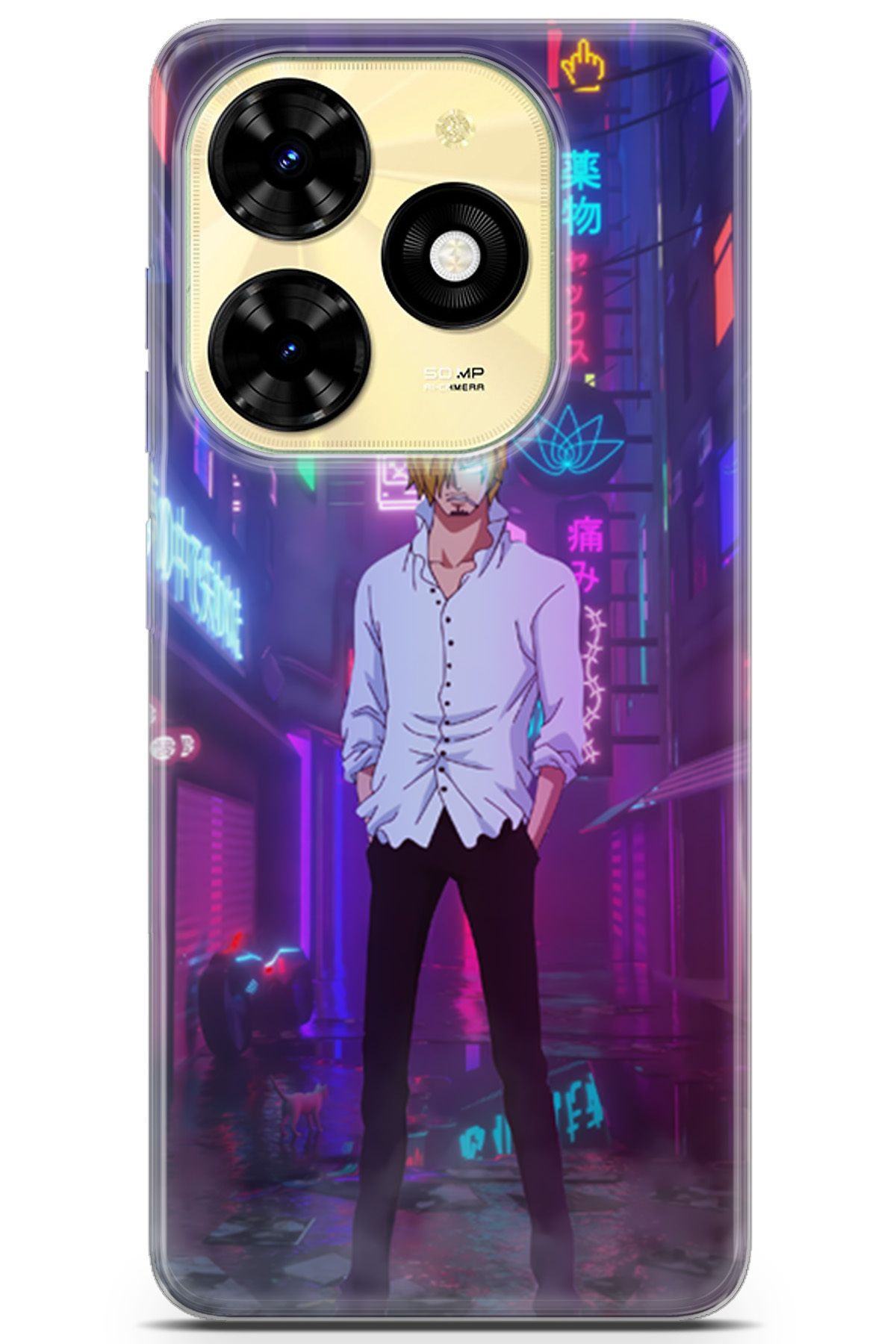 Kordilya Tecno Spark 20C uyumlu Manga 33 4K Baskı One Piece Sanji