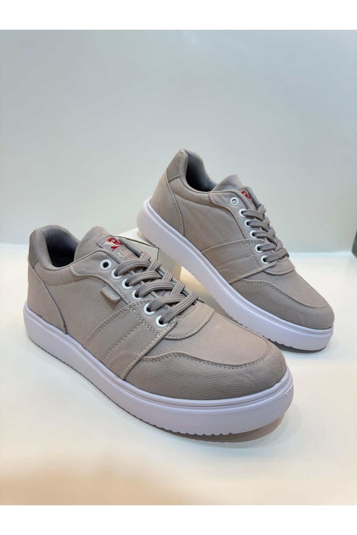 Rimex Keten Canvas Gabardin Günlük Kullanım Sneaker Ayakkabı