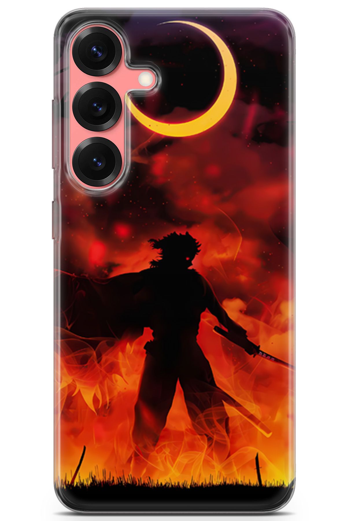 Kordilya Samsung Galaxy S25 uyumlu Manga 8 Lüks Rengoku Demon Slayer