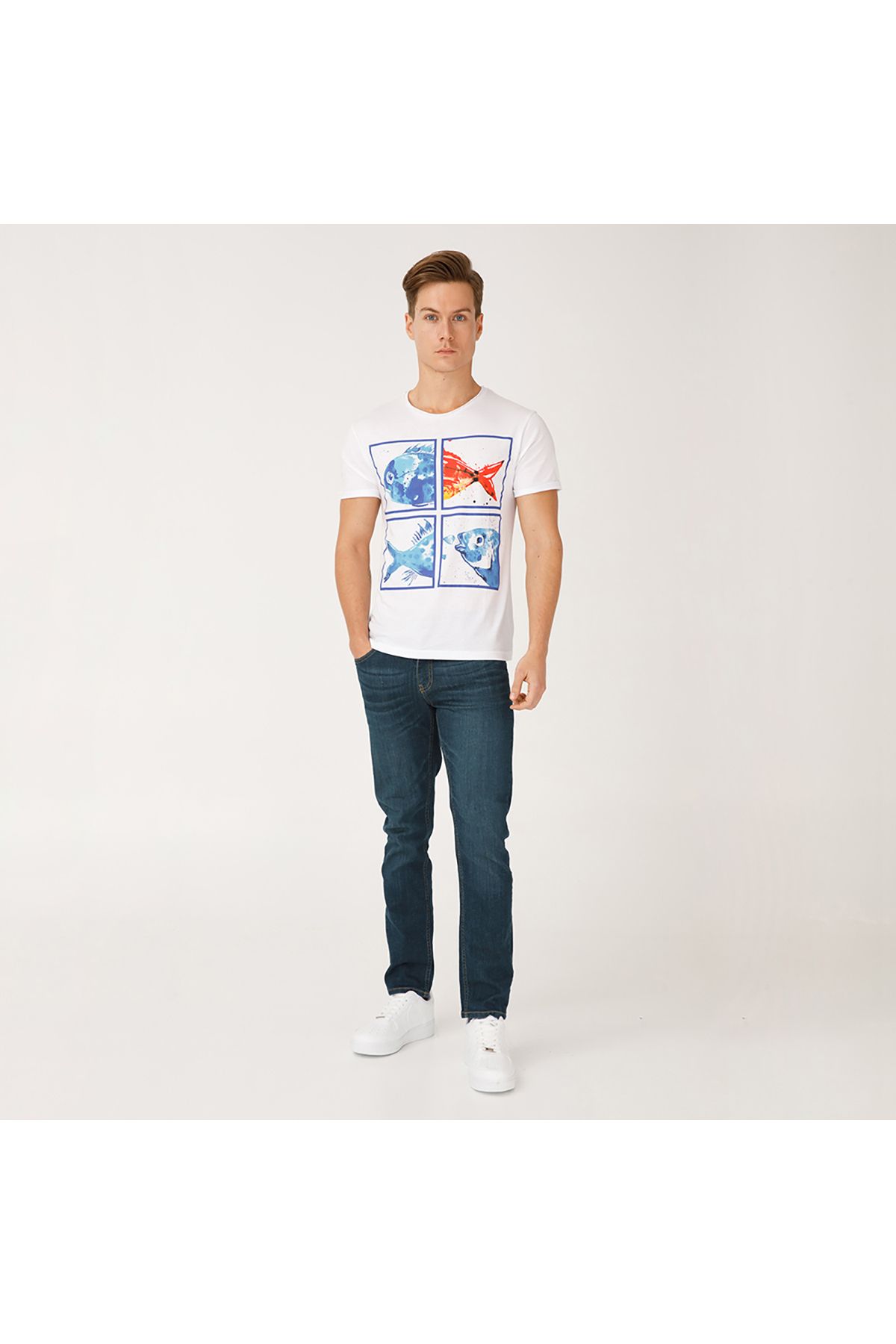 ANEMOSS-Aquarium Crew Neck Mens T Shirt 4