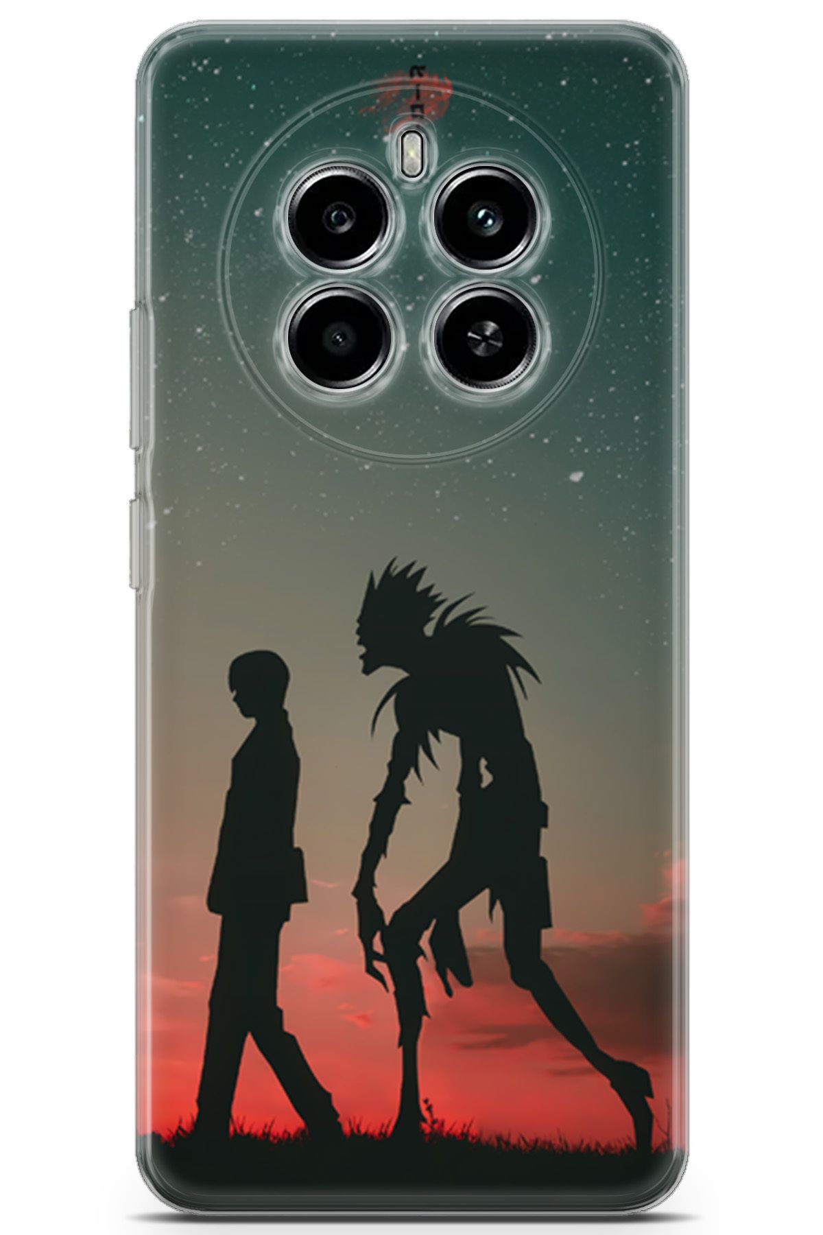 Kordilya Realme 12 4G uyumlu Manga 15 HD Baskı Death Note Gece