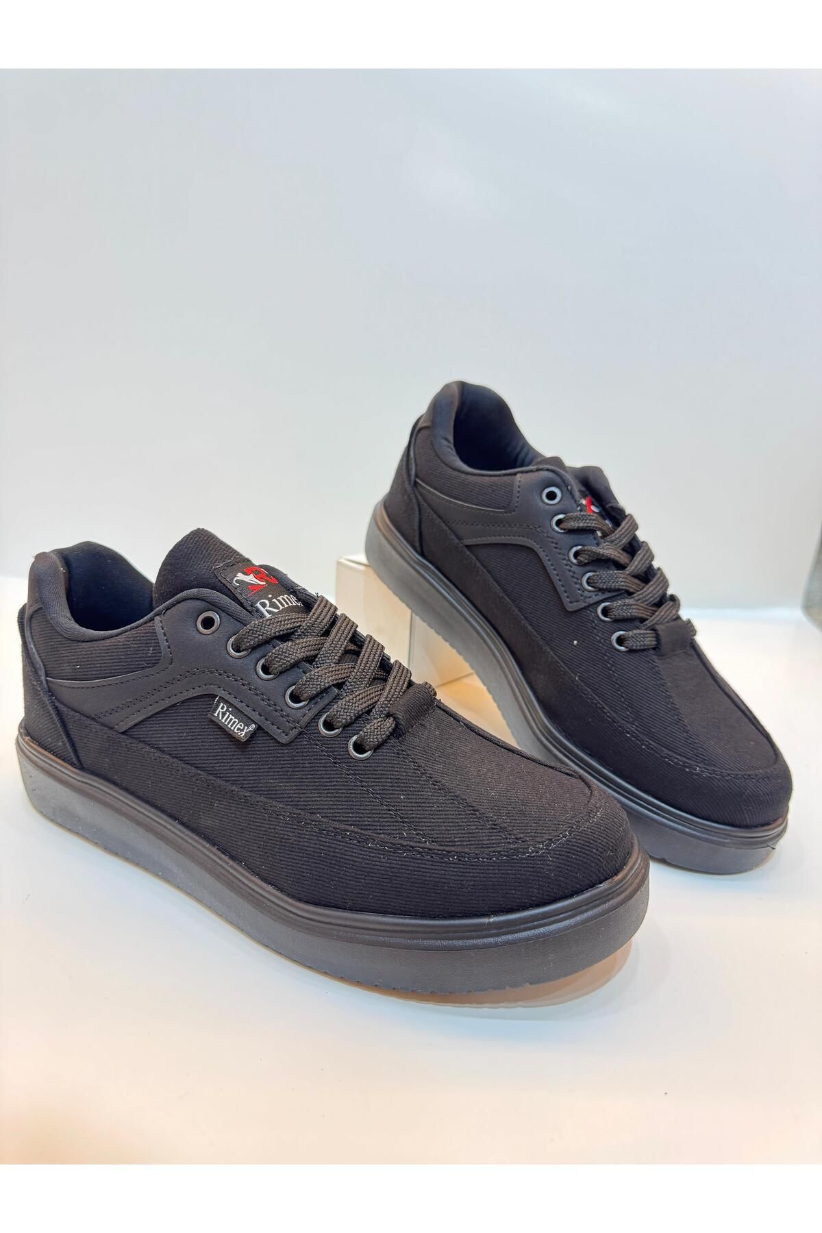 Rimex Keten Canvas Gabardin Günlük Kullanım Sneaker Ayakkabı