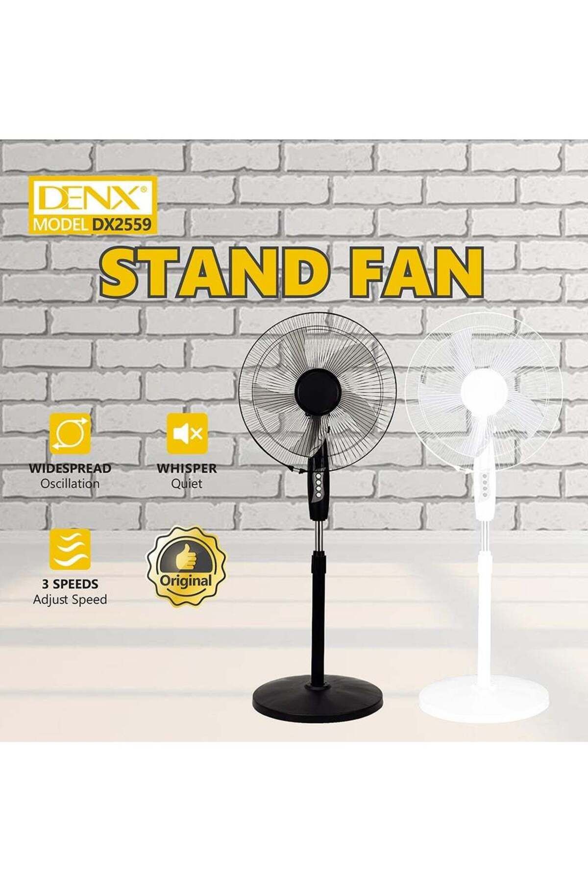Denx-مروحة قاعدة مع وظيفة التذبذب، متعددة الألوان 3
