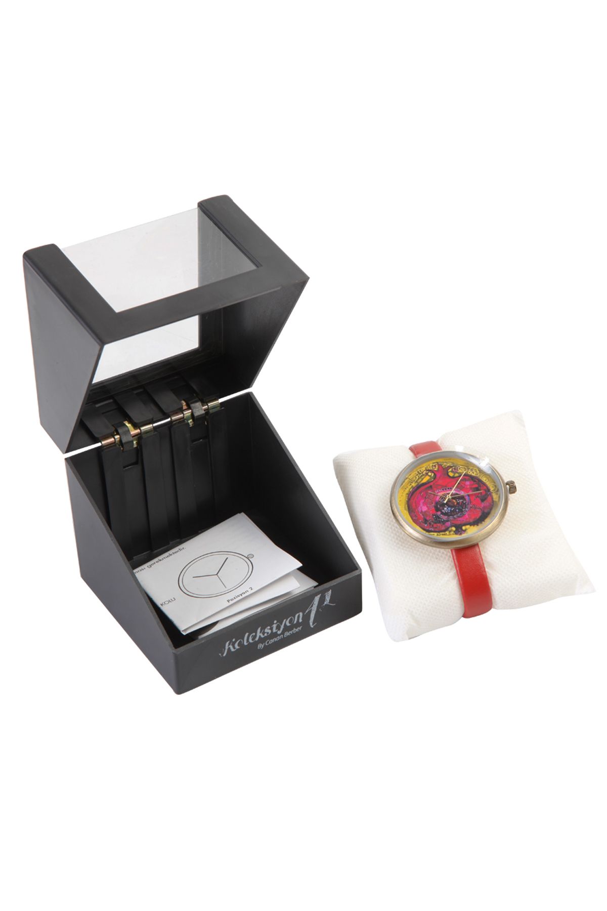 Biggdesign-Pomegranate Patterned Wrist Watch 7