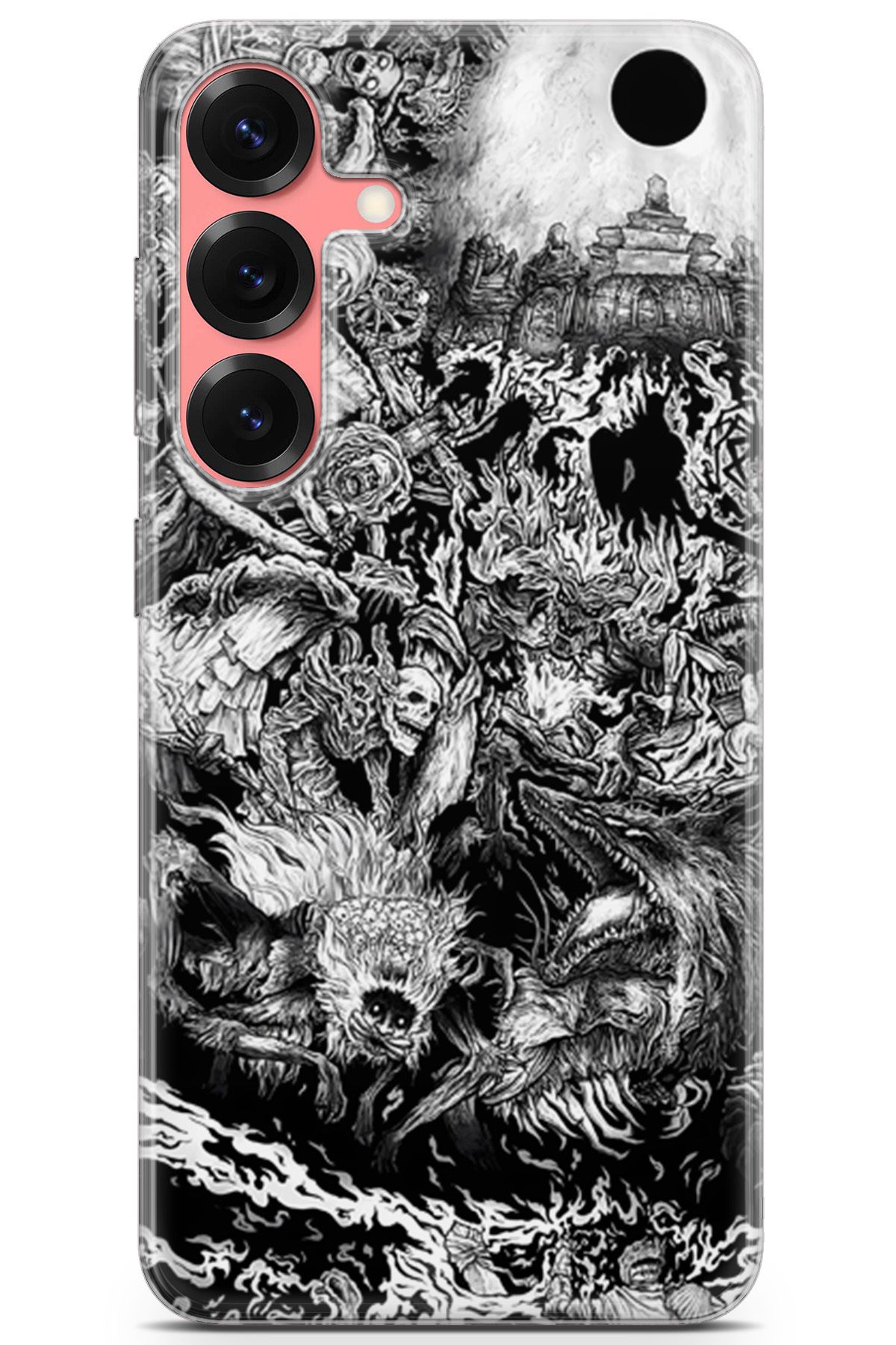 Uvilda Samsung Galaxy S25 uyumlu Anime 7 TPU Silikon Berserk Dark Souls