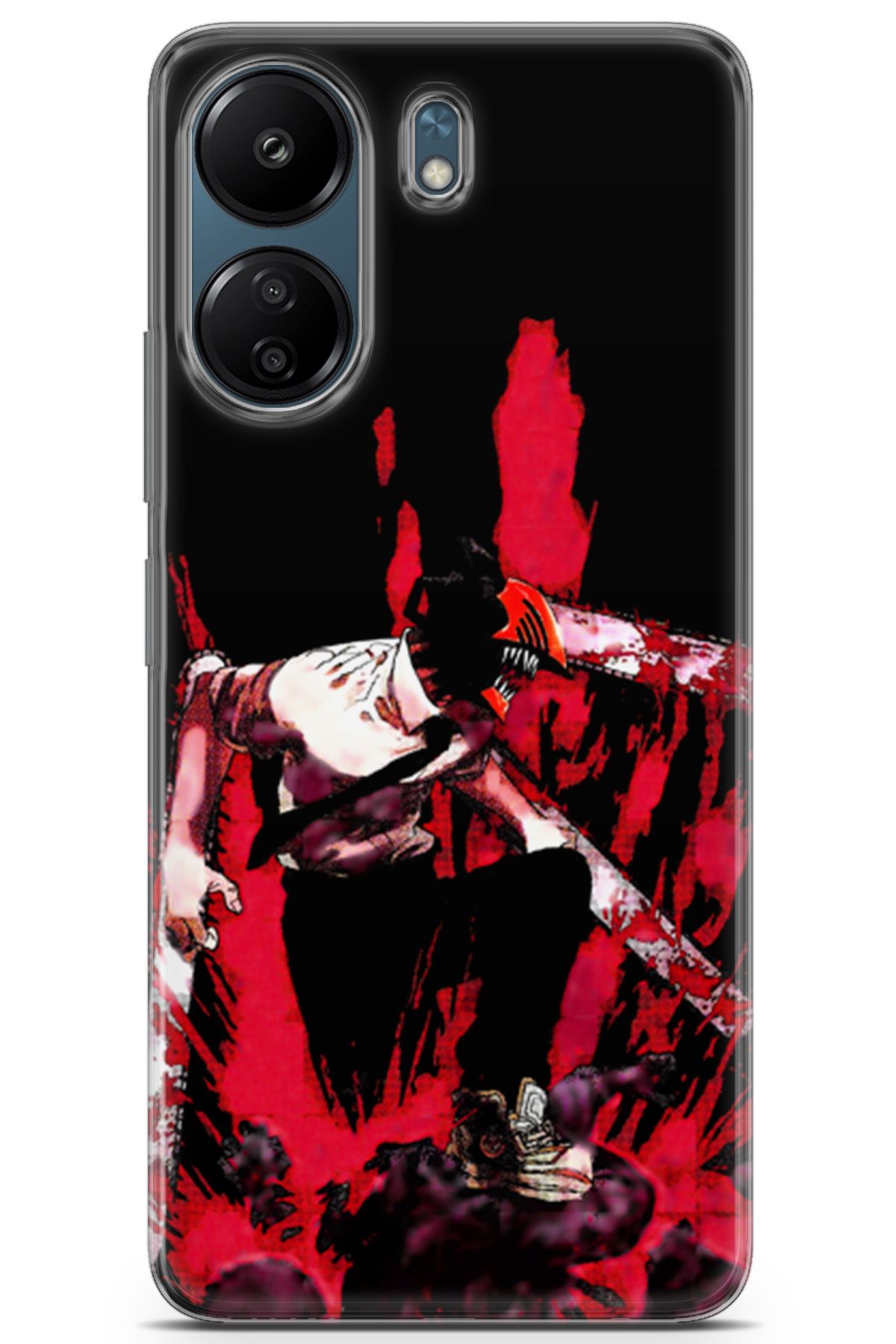 Kordilya Xiaomi Redmi 13C uyumlu Manga 31 4K Kapak Chainsaw Man Denji
