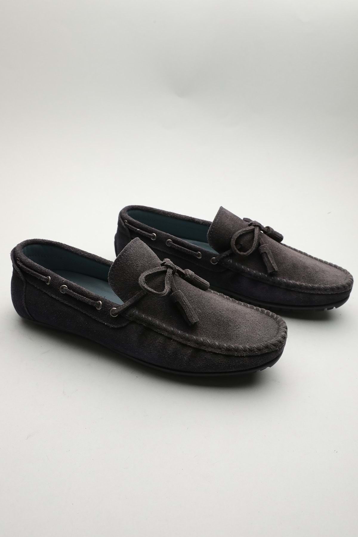 Gondol Erkek Hakiki Deri Klasik Loafer Lacivert 41 ttx.601221