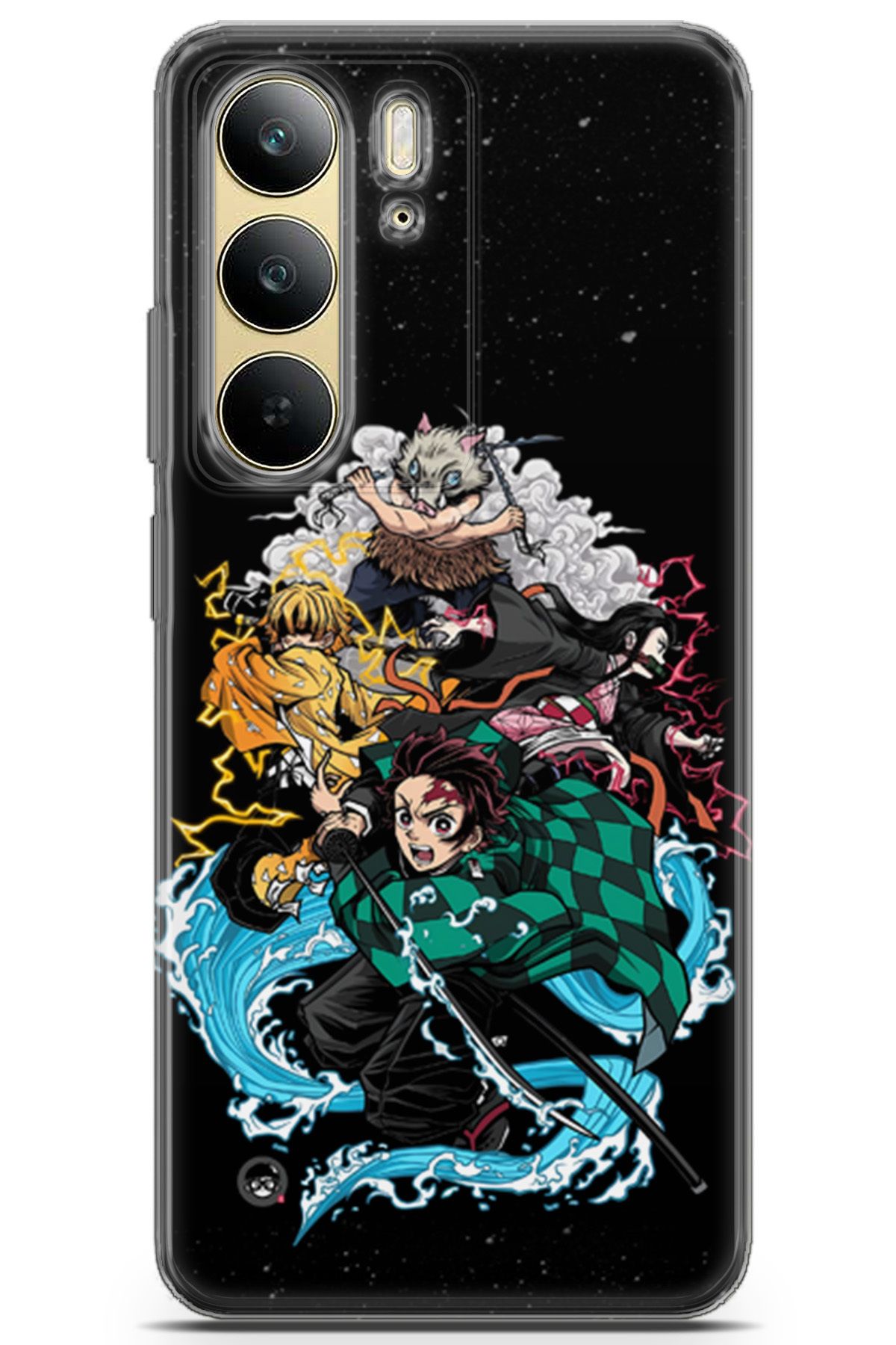 Kordilya Realme C75 uyumlu Manga 16 UV Kapak Kimetsu No Yaiba