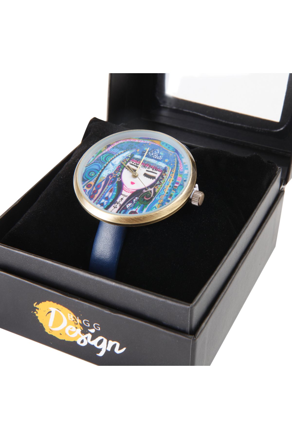 Biggdesign-Blue Water Design Wrist Watch 5