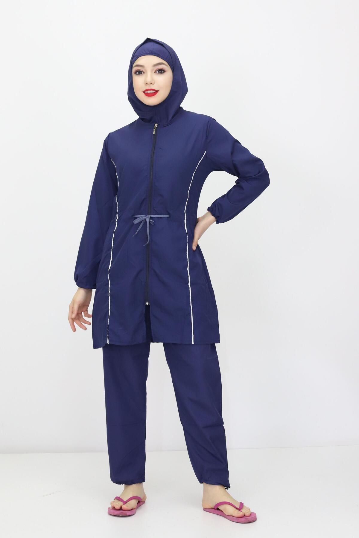 AYHAN MODA KADIN BAĞCIKLI FERMUARLI HAŞAMA