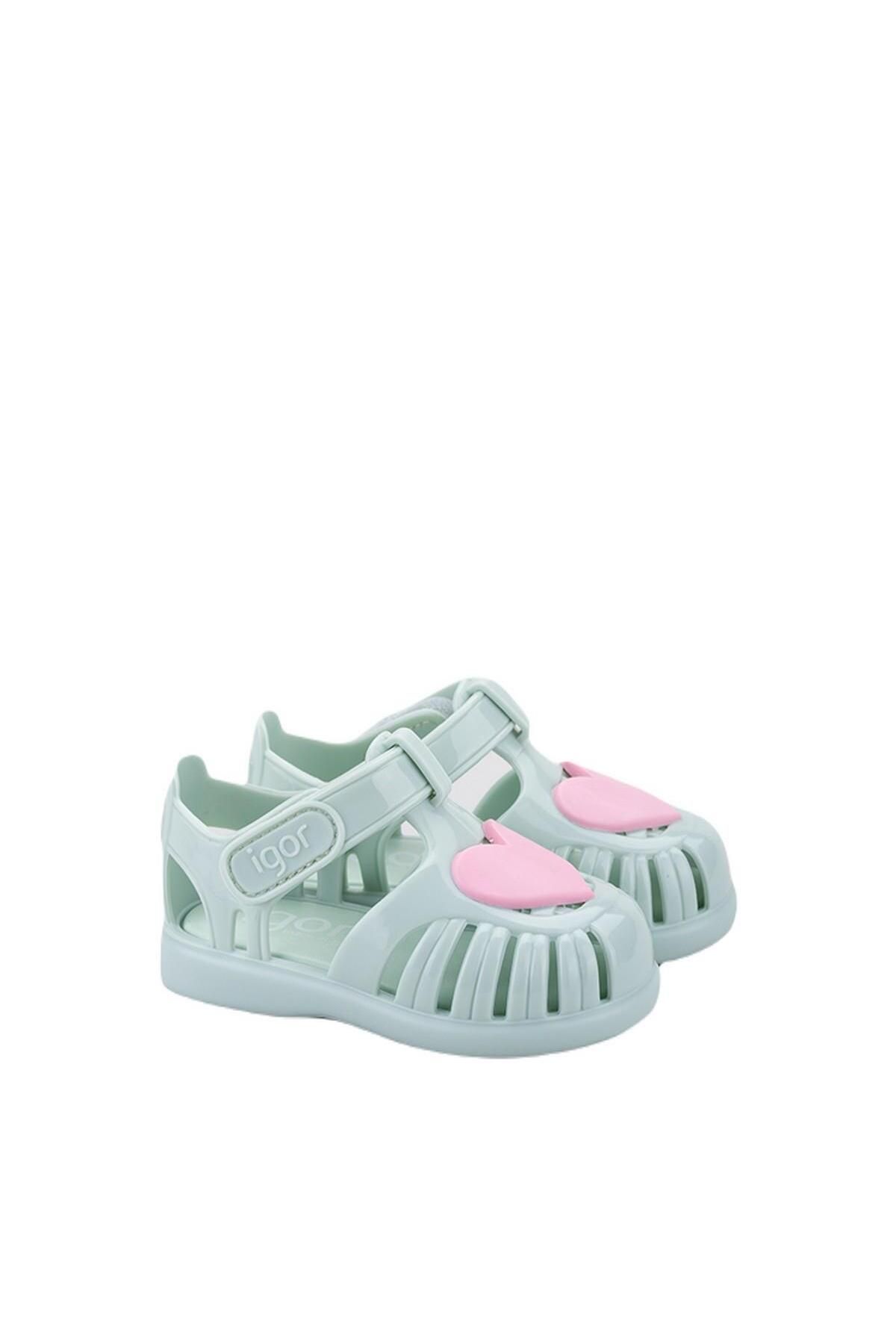 صندل ورزشی سبز دخترانه و پسرانه بچگانه S10310 026 TOBBY GLOSS LOVE SANDALS ان IGOR
