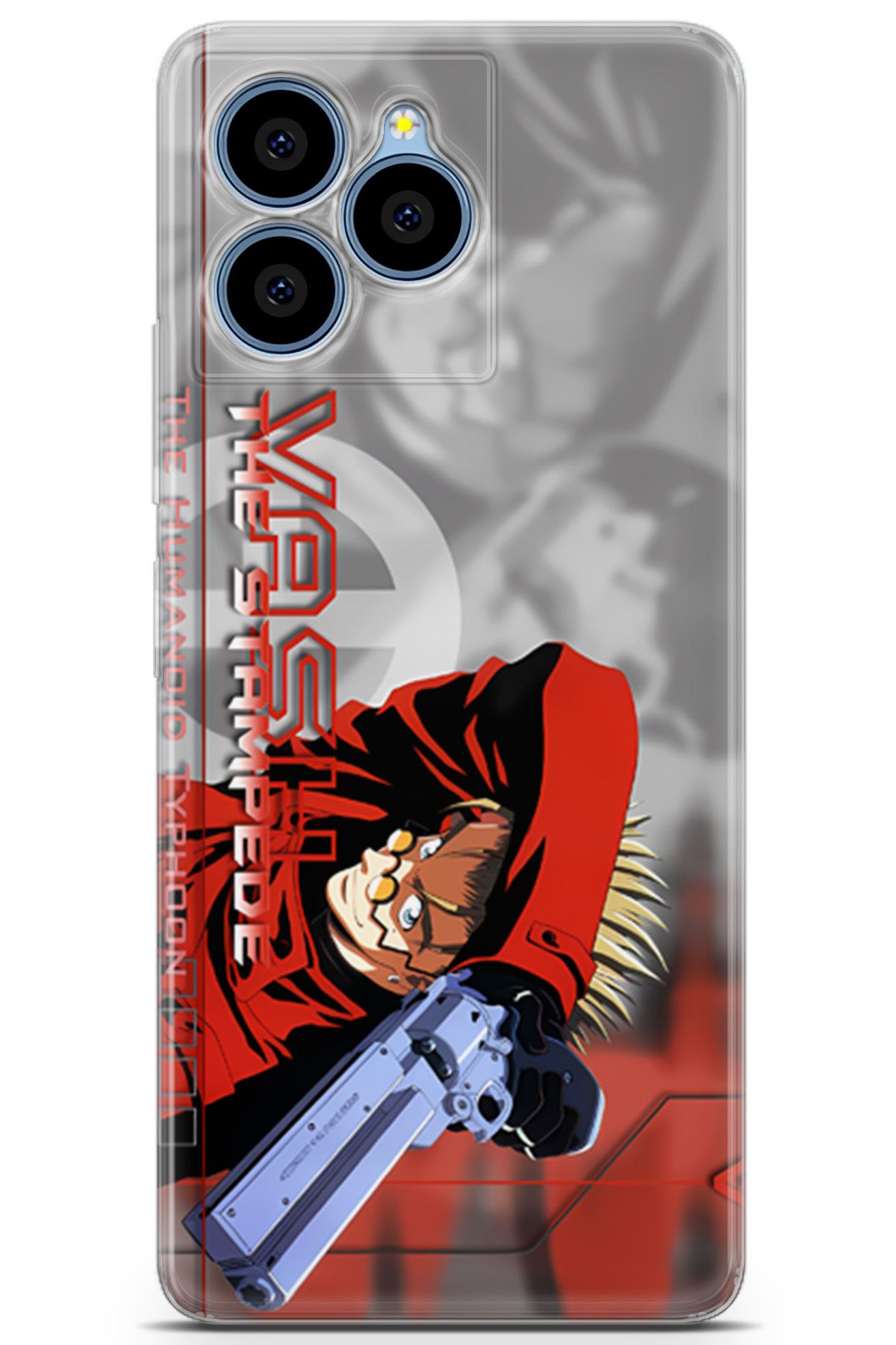 Kordilya Omix X6 uyumlu Manga 6 Telefon Kabı Trigun The Stampede