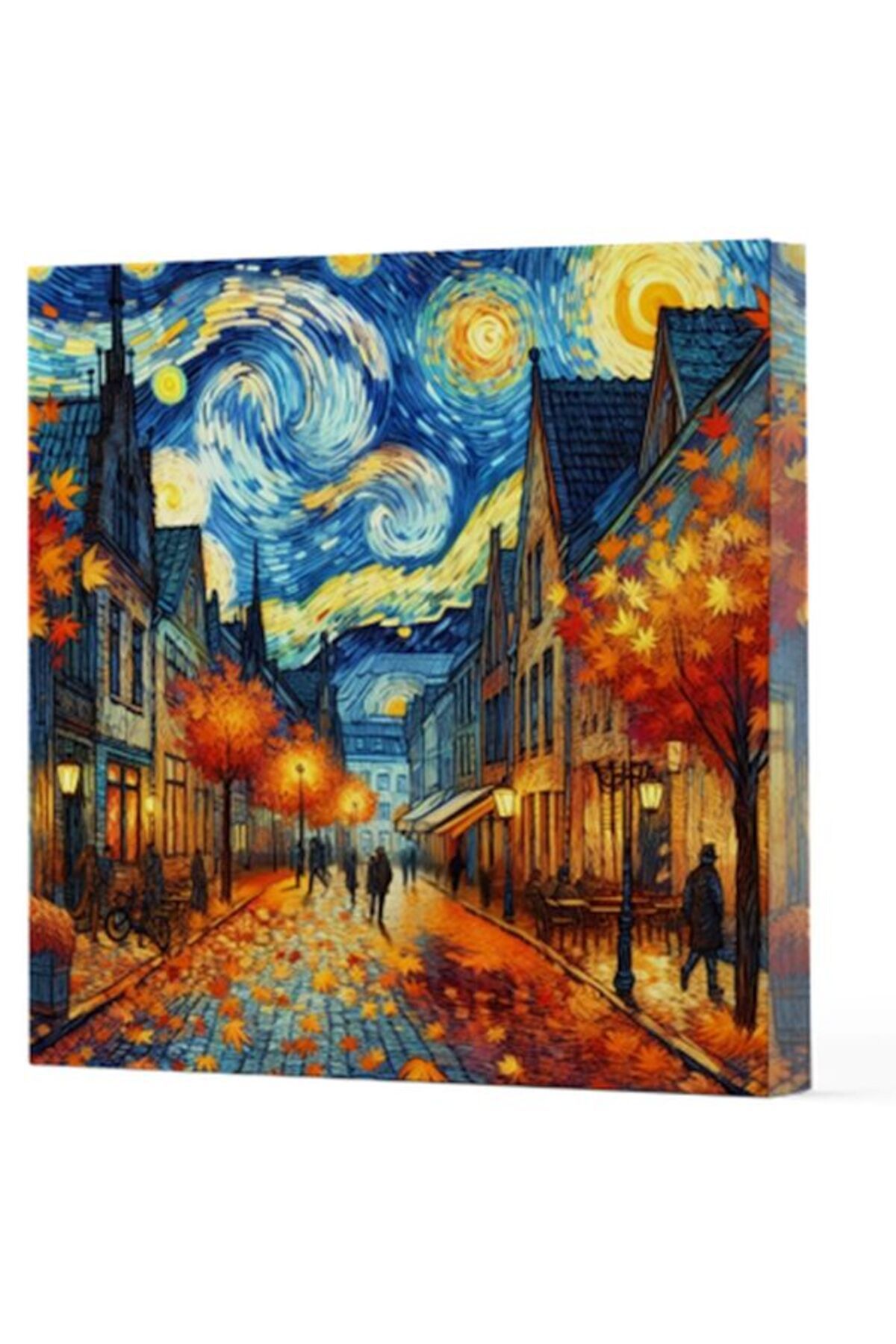 Destek Yayınları Van Gogh 3 Sokak Çizgisiz Yan Boyamalı Defter