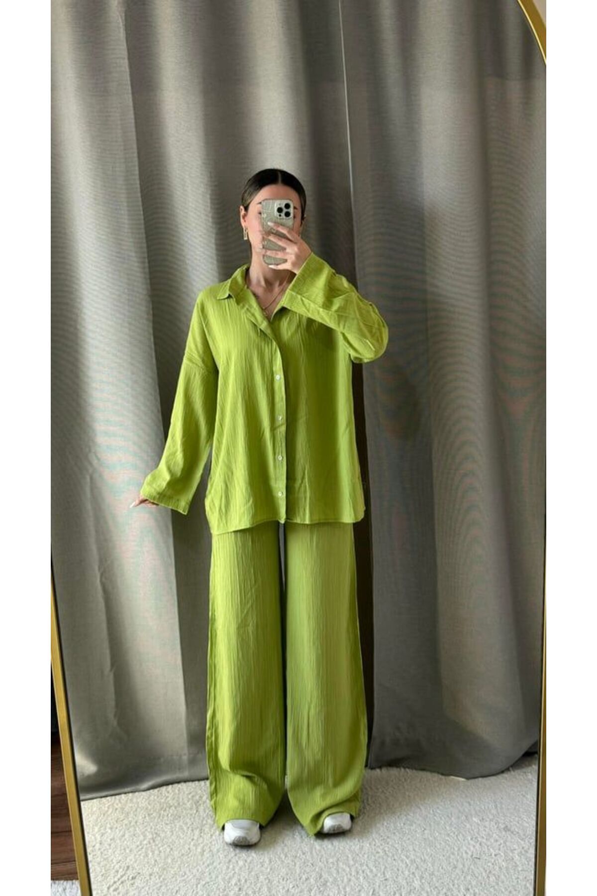 RENK RENK OUTLET BİYE PANTOLON GÖMLEK TAKIM