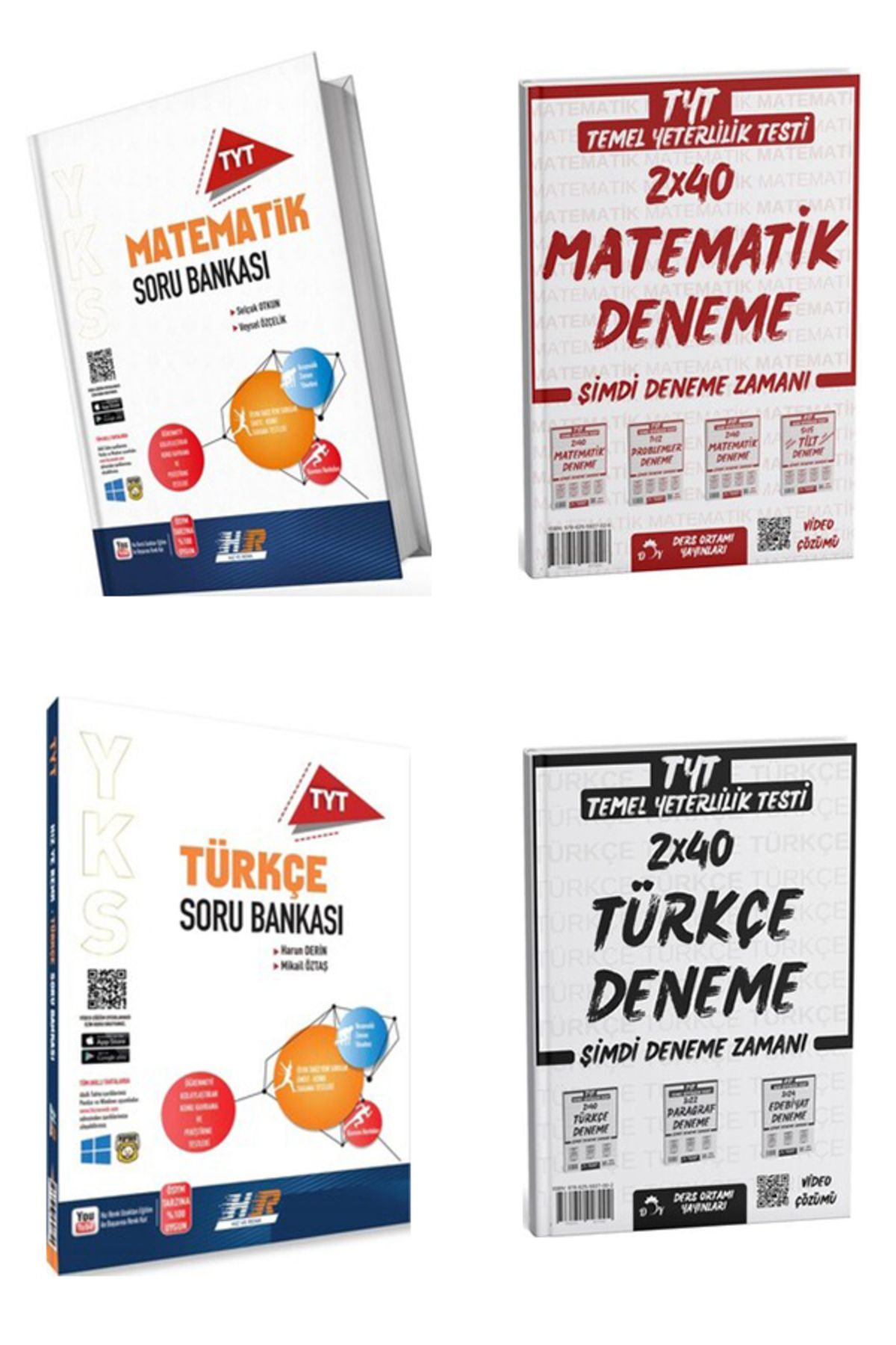 Yeni Müfredat Yayınları 2026 Hız ve Renk Yayınları TYT Matematik Türkçe Soru Bankası ve Deneme Seti