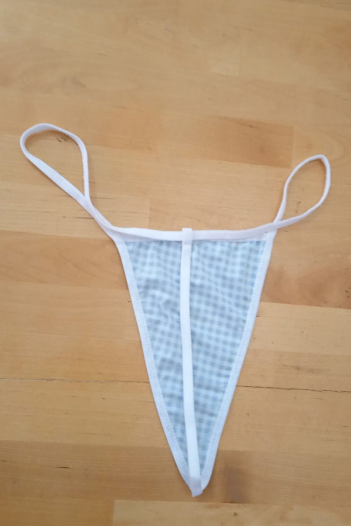 Anastasia Underwear-String Thong Panties Stylish Model Designed with Tulle and Micro Fabric 3