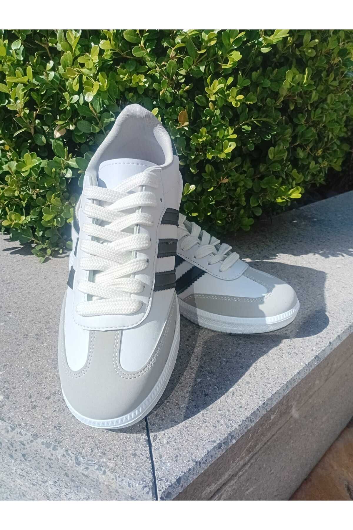Klay Shoes kadın günlük spor sneaker bağcıklı ayakkabı