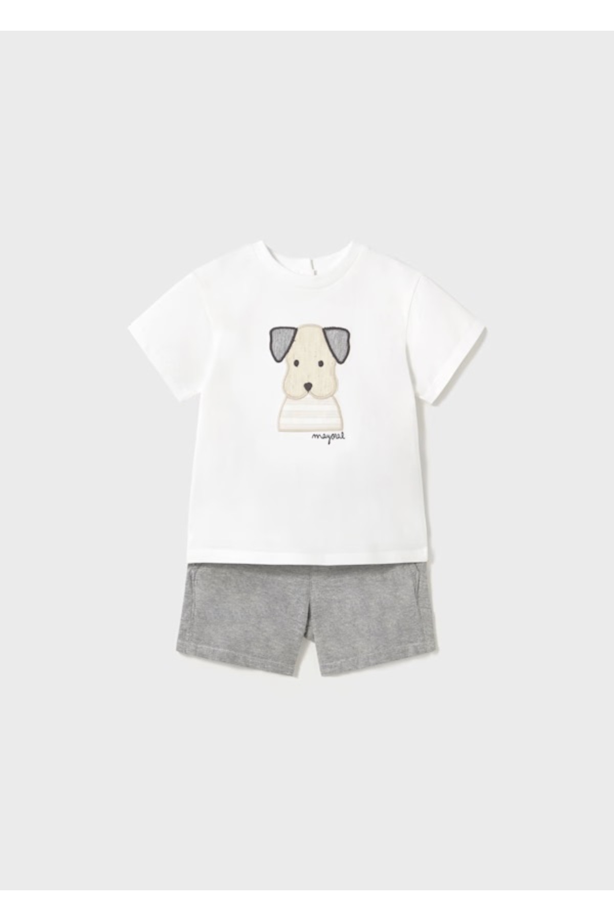 MAYORAL-DOG PRINT SHORTS T-SHIRT SET 1